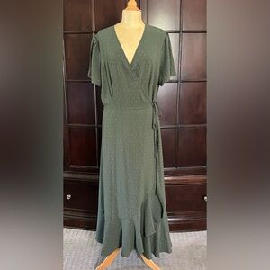 Green Wrap Dress
